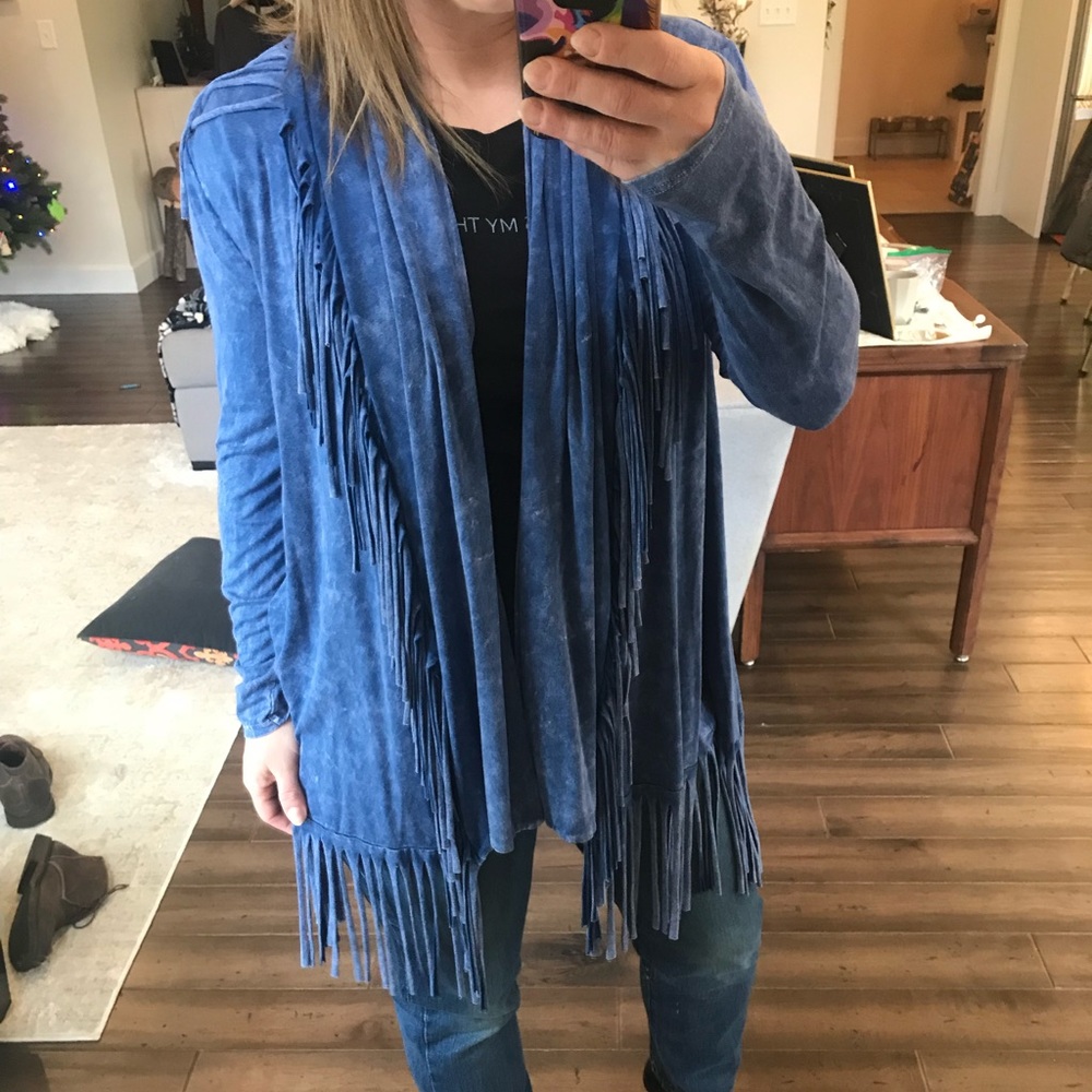 T-Party Fringe Cardigan